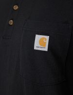 Carhartt Men's Loose Fit Heavyweight Long-Sleeve Pocket Henley T-Shirt - Image 9